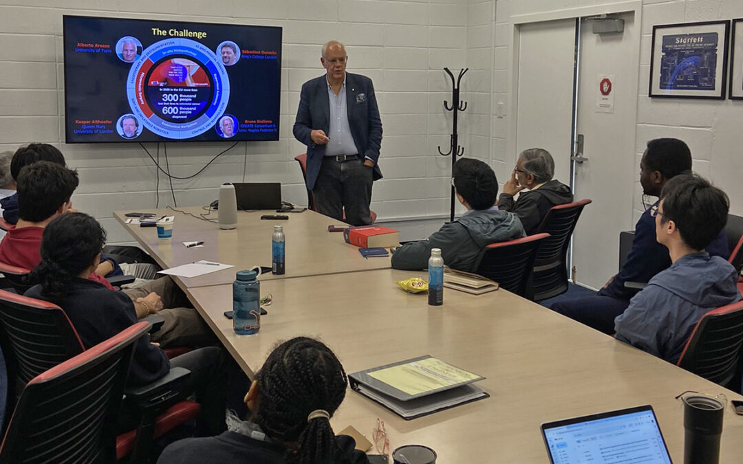 Highlights of Prof. Bruno Siciliano’s Tour in the United States